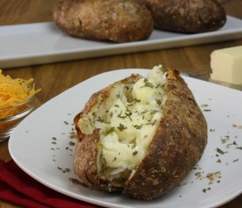 Delicious Crispy Baked Potato