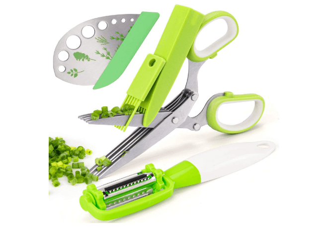 Kitchen Tools and Gadgets for Herb Scissors Leaf Herb Stripper