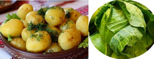 Potatoes & Cabbage