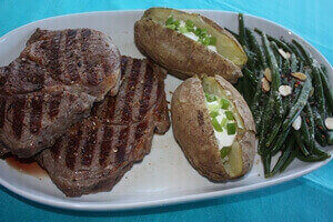 Grilled Steak Dinner