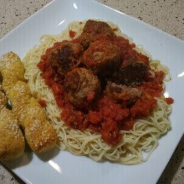 Meatball Recipe in the Copper Chef Pan