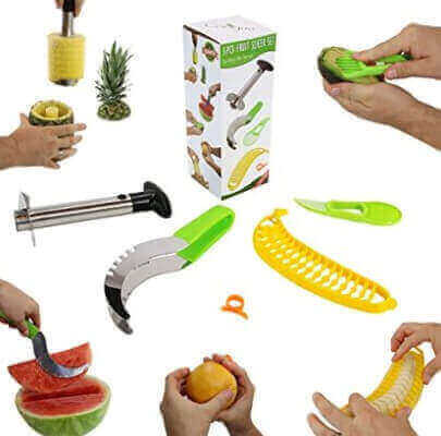 #1 Fruit Slicer Set of 5 by Coogue VALUE PACK