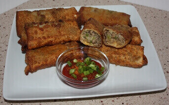 Philly Cheesesteak Egg Rolls