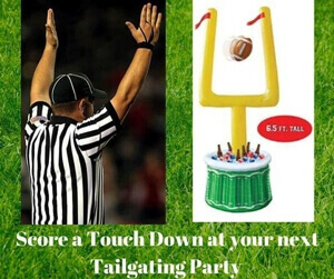 Score a Touch Down at your next Tailgating Party