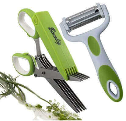 Herb Scissors And Multipurpose Peeler