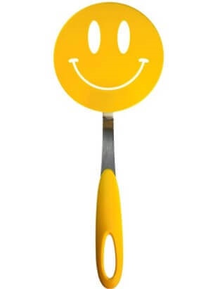 Tovolo Spatulart Smiley Face Nylon Flex Turner