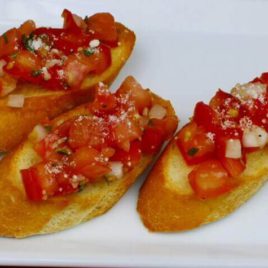 Tomato Basil Bruschetta Recipe
