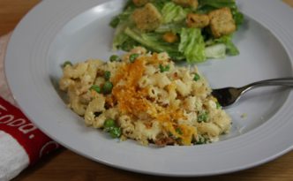 Chicken and Bacon Ranch Pasta Casserole