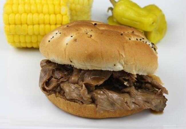 Slow Cooker Hot Roast Beef Sandwich Recipe - Side Dish Ideas