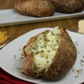 Delicious Crispy Baked Potato