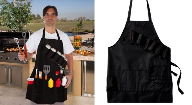 Unusual Kitchen Gadgets Black Grill Master Apron