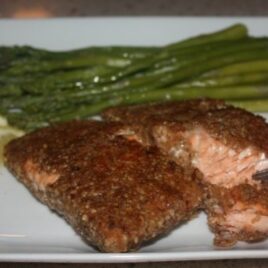 Pecan and Brown Sugar Salmon